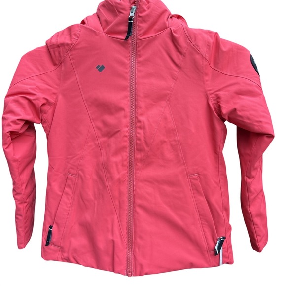 Obermeyer Rylee Jacket Aurora Rose Teen Size S 8 Ski Snowboard Coat